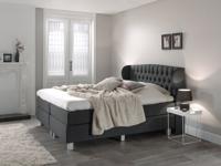 Dreamhouse - Nice Comfort Vlakke Boxspring - Antraciet - 180 x 200 / met montage / GRATIS levering - thumbnail