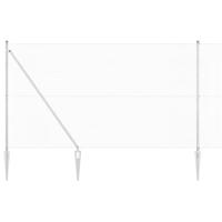 VidaXL Afrasteringspaal zilver 10 x 1,6 m (12 x 12 mm gaas) staal - thumbnail