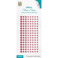Nellie's Choice • zelfklevende strasssteentjes ø3-5mm kerstrood 128st. - thumbnail