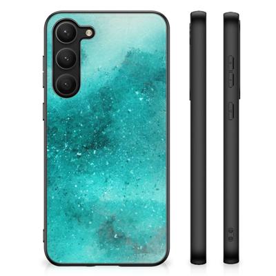 Kleurrijke Telefoonhoesje Samsung Galaxy S23 Plus Painting Blue