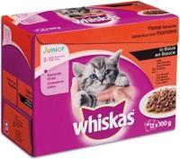 Junior Classic Selectie in saus maaltijdzakjes multipack 12x85g dierensnack Whiskas - Whiskas - thumbnail