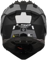 LS2 endurohelm "mx702 pioneer ii hill" helmet mx702 pioneer ii hill m. bw/ws gr. s - thumbnail