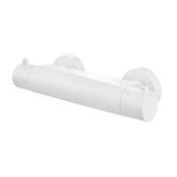 Hotbath Cobber - Douchemengkraan Thermostatisch - met Onderaansluiting - Wit - thumbnail