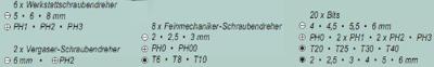 Brüder Mannesmann Schroevendraaier- bitset 37 dlg (Hobby) - 11415 - thumbnail