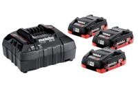 Metabo Basis-Set 3 x LiHD 18V / 4.0 Ah accu's | Lader ASC 55 / 12-36 V - 685132000 - thumbnail