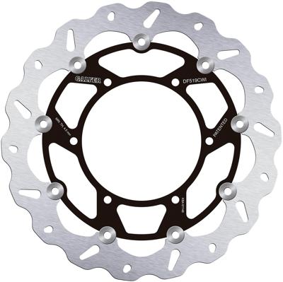 GALFER golf remschijf "df519 rotor brake rotors floating left