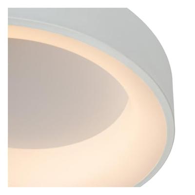 Lucide MIRAGE - Plafonnière - Ø 38 cm - LED Dimb. - 1x22W 2700K - Wit - thumbnail