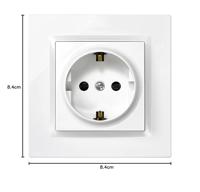 Plug-in basis Simon 2p+t Plastic 230 V 16 A Soort F - thumbnail