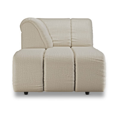 HKliving Wave bank left divan arm Pure Ivory HKliving Wave bank left divan arm Pure Ivory