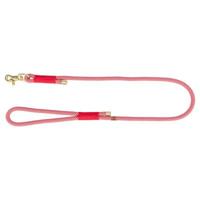 TRIXIE HONDENRIEM SOFT ROPE ROOD / CREME 120X0,6 CM - thumbnail