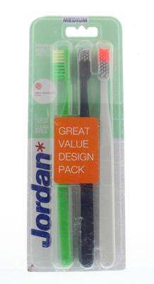 Jordan Tandenborstel Clean Smile Medium - 3 Stuks Jordan Tandenborstel Clean Smile Medium - 3 Stuks