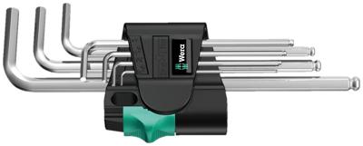 Wera inbussleutelset 950/9 hex-plus 1 (chroom, 9-delig, 1,5mm tot 10mm)