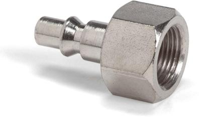 Euroline insteeknippel - draadstekker met binnendraad - 1/4