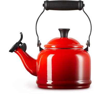 LE CREUSET - Demi - Fluitketel 1,10l Kersenrood