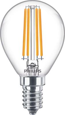 Philips LED 76229200 LED-lamp Energielabel E (A - G) E14 Kogel 6.5 W = 60 W Warmwit (Ø x l) 4.5 cm x 8 cm 1 stuk(s)