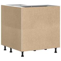 Keuken hoekonderkast Lucca bewerkt hout oud houtkleurig - thumbnail