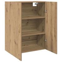 Wandkast 2 pcs Artisan Eiken 69,5 x 34 x 90 cm Bewerkt hout - thumbnail
