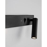 Lyora BedlampjeVida rechts zwart met usb - 9533521 - thumbnail