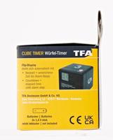 TFA Dostmann Timer Cube Timer Zwart Digitaal - thumbnail
