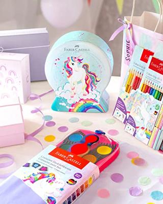 Faber Castell Viltstift Connector - Snow globe Unicorn 33 stuks