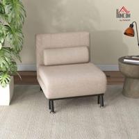 HOMCOM Slaapstoel (Breedte 75 cm, Beige) - thumbnail