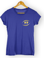 T-shirt Unisex Blauw - K9 Sportswear - thumbnail