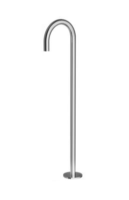 Baduitloop Hotbath Cobber Vrijstaand 106 cm Chroom