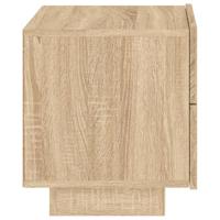 Nachtkastje met LED-verlichting 70x36x40,5 cm sonoma eikenkleur - thumbnail