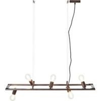 Brilliant lamp Kalla hanglamp 5flg antiek / zwart - thumbnail