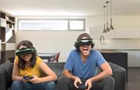 Vuzix iWear Video-hoofdtelefoon (ondersteunt video-2d/3d, 16: 9, USB, 1280 x 720 pixels) zwart - thumbnail