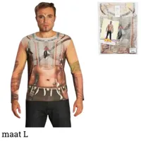Kostuum Indiaan shirt volwassenen maat L | 13 stuks - thumbnail