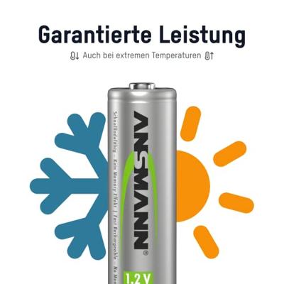 Ansmann HR06 Solar maxE Oplaadbare AA batterij (penlite) NiMH 800 mAh 1.2 V 2 stuk(s)