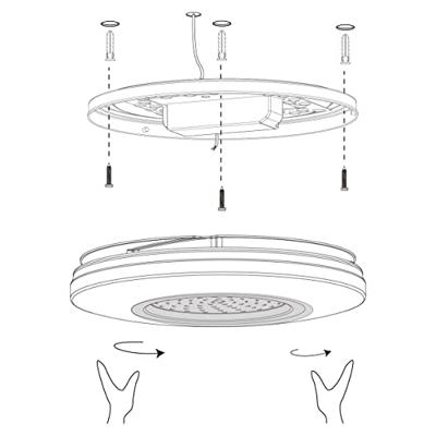Eglo Plafonnière Zigbee Capasso-Z wit - Ø 34cm 900008
