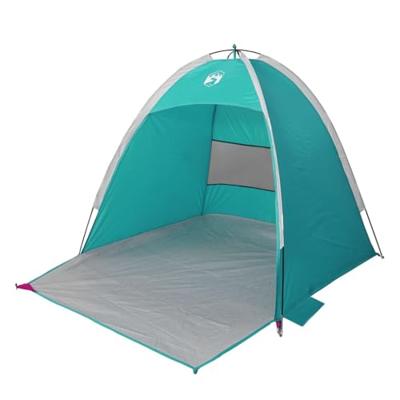 VidaXL Strandtent 3-persoons waterdicht zeegroen