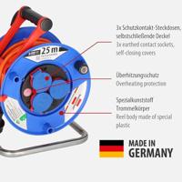 Brennenstuhl 1218740 Kabelhaspel 25 m Oranje Randaarde stekker - thumbnail