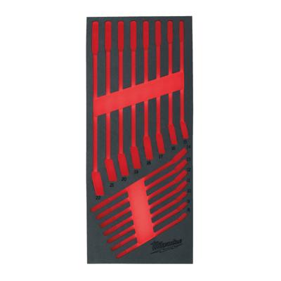 Milwaukee empty 15 pc maxbite flex head spanner set foam insert lege foam inlay ringratel-steeksleutel flex set max bite™ (15-delig) - 4932493667 Milwaukee empty 15 pc maxbite flex head spanner set foam insert lege foam inlay ringratel-steeksleutel flex set max bite™ (15-delig) - 4932493667