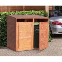 Containerberging dubbel, hardhout Tuindeco - Tuindeco - thumbnail