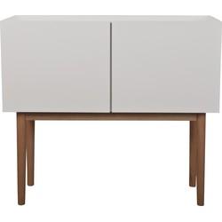Zuiver Dressoir 'High on Wood' 90cm, kleur Glossy White