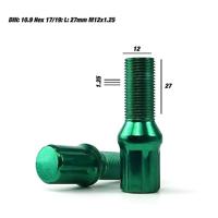 Set Bouten OMP 27 mm Groen 20 uds M12 x 1,25 - thumbnail