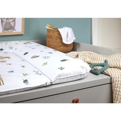 Rotho Aankleedkussen Bosdieren 85x72 cm Wit