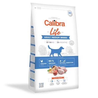 CALIBRA Life Adult Medium breed Chicken - droog hondenvoer - 12kg