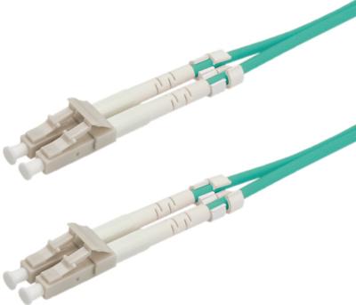 VALUE F.O. kabel 50/125µm, LC/LC, OM3, LSOH, turkoois, 20 m