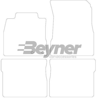 Automatten passend voor Nissan Note 2014- 4-delig BL1544684