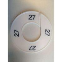 Maatring wit/zwart 27 - thumbnail