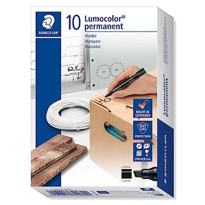 Viltstift staedtler lumocolor 350 schuin 2-5mm bl | 10 stuks