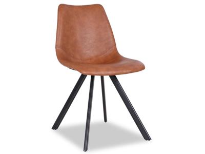 Moderne stoel YUKA cognac Moderne stoel YUKA cognac