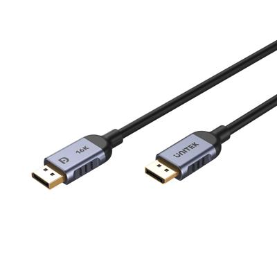 UNITEK C1626GY01-3M DisplayPort 2.1 kabel Zwart