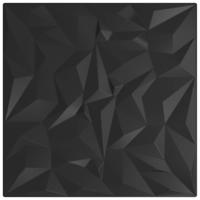 VidaXL 12 st wandpanelen amethist 3 m² 50x50 cm xps zwart - thumbnail