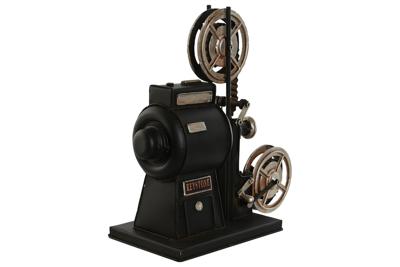 Decoratieve figuren Home ESPRIT Zwart Zilverkleurig Vintage Klassieke films 23,5 x 11 x 24,5 cm