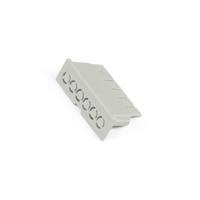 Hammond Electronics DIN-rail-behuizing deksel 35 x 10 x 16 Polycarbonaat Lichtgrijs 1 stuk(s) - thumbnail